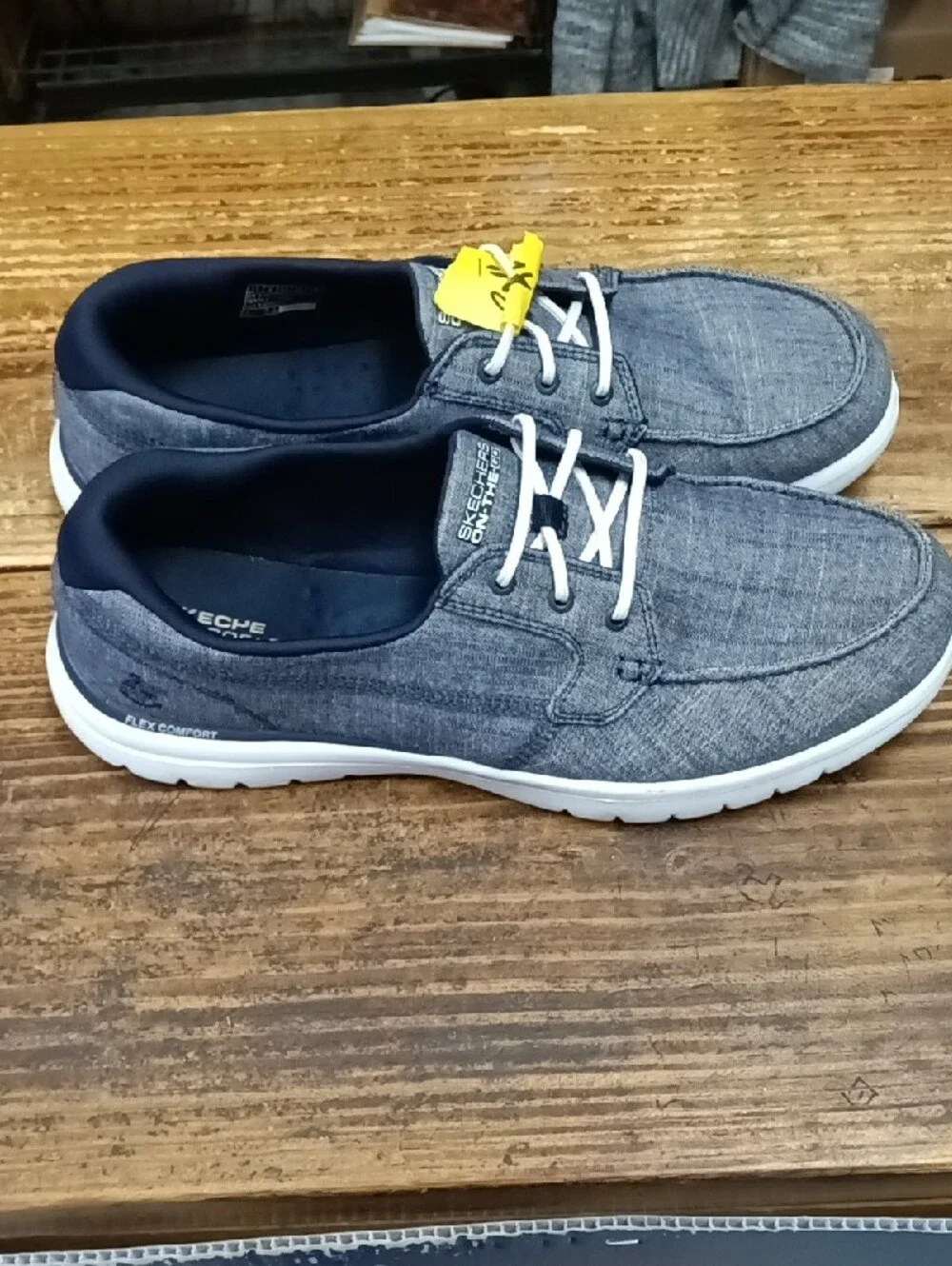 Skechers Men's Denim Blue Boat Shoes